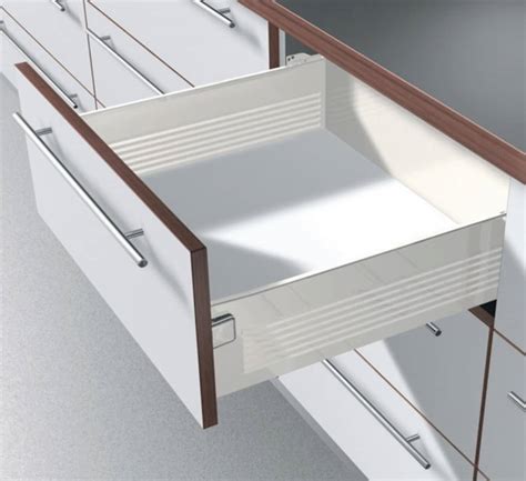 blum metal sided drawers